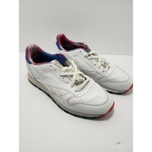 REEBOK CLASSIC LEATHER MSP WHITE/HORIZON BLUE-PINK BD4888 US10.5